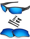 BlazerBuck Anti-salz Polarisierte Ersatzgläser für Oakley Flak Jacket XLJ - Eisblau