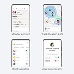 Bark Phone - Safest Phone for Kids & Teens - Monitor Texts, Social Media, and More - Tamper Proof Parental Controls - GPS Tracking - Unlimited Talk/Text A16 - Image 5