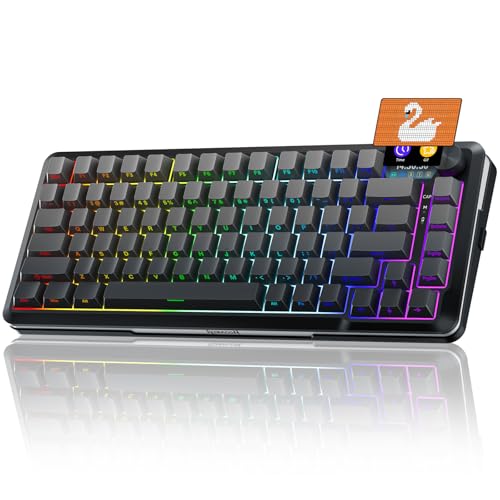 Redragon wireless mechanical keyboard with screen and knob (3 modes)