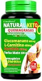 Quemagrasas con glucomanano, L-carnitina y 11 extractos vegetales en 90 pastillas