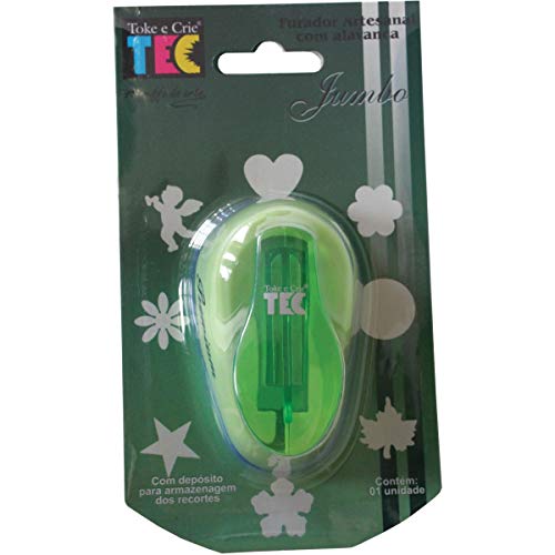 Toke e Crie 5778, Furador Papel e EVA, Jumbo Margarida com Alavanca 26 mm, Multicolor