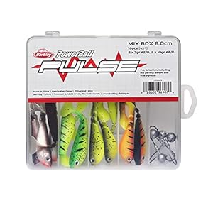 Berkley Pulse Shad Mixbox Boîte de Leurres Souples avec Têtes Plombées pour la Pêche des Carnassiers en Eau Douce…