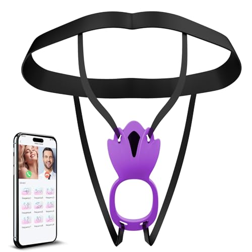 【9種類強力振動モードX 調整可能固定バンド付きXリモコン操作】バイブ 装着型 SMク女性用 ローター smグッズ ポケット付きショーツ 固定 手放し あだるとグッズ 人気 女性 バイブ 隠して装着絶頂 X クリ羞恥責め!! 】 ローター 遠隔 クリトリス とびっこ 潮吹き クリ密着責め 充電式 軽量 防水 静音 電マ 大人のおもちゃ 女性用 シリコーン プレゼント (リモコン+パープル) - 画像1