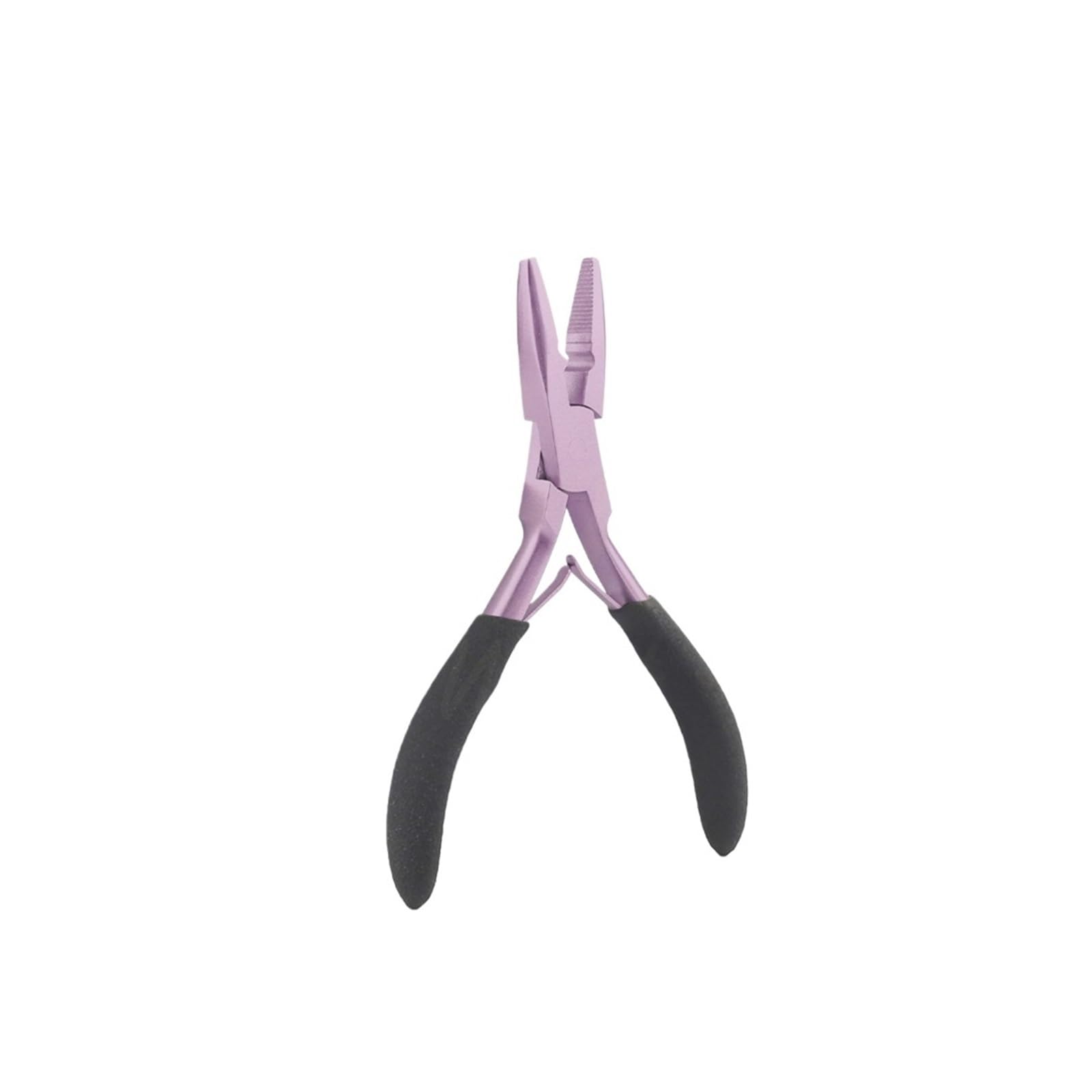 Mzsklw Blush Lilac Hair Extension Pliers Hair Extension Pliers For Micro Rings Beads Closer Microlink Plier For Sewing Weft Extensions Feather(Blush Lilac)