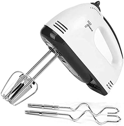 Tendula Electric Mixer, 7 Speeds Adjustable Handheld Electric Mixer with 4 Stainless Steel Attachments for Whipping & Mixing Cookies, Brownies, Cakes