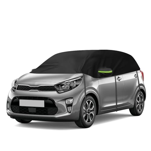 Halbe Autoabdeckung Ersatz für Kia Picanto 2003-2026, Schwarz