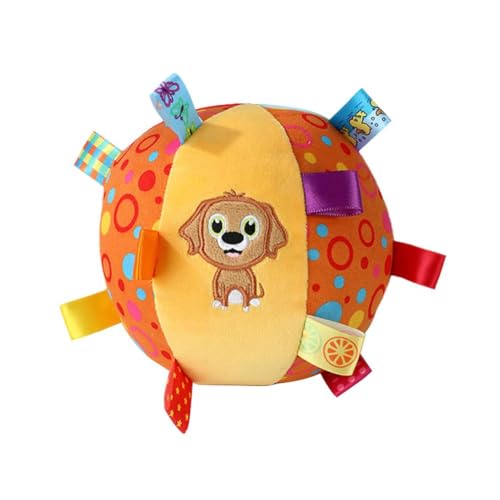 Juguete interactivo de peluche para perros para masticadores agresivos, entrenamiento para descomprimir mordeduras con mango, juguetes resistentes a mascotas, campanas para perros