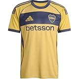 adidas Boca Juniors Away JSY 2025/26 - Yellow (US, Alpha, Medium, Regular, Regular)