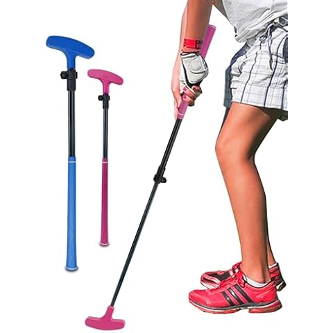 KOFULL Kids Putter, Mini Golf Putter Adjustable to Perfectly Height, Golf Putters Easy to Use, Two-Way Putters for Right or Left Handed, Golf Putter for Men Adult Junior, Kids Golf Clubs 2 Packs Cover