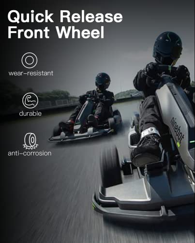 stio Front Wheel Assembly for Go Kart Pro and Gokart Bundle, Compatible with Ninebot by Segway GoKart Pro/Gokart Kit, Gokart Karting Front Wheel Replacements Kart Kit Refit Original Accessories - Thumbnail 5