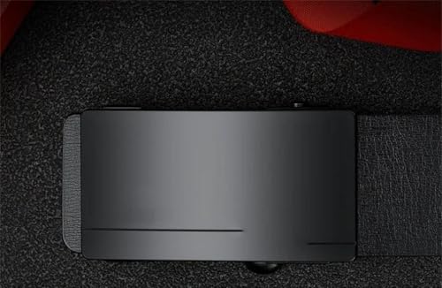 Men's PU Leather Belt with Automatic Buckle for Business Casual2