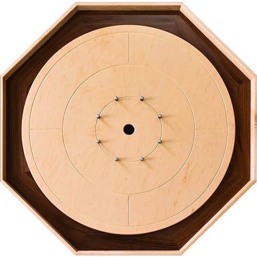 The Mountie - Large Traditional Crokinole Board Game Set