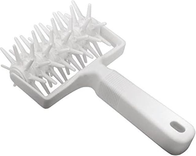 IBILI Roller Docker with Spikes, White, 21 x 12 x 2 cm