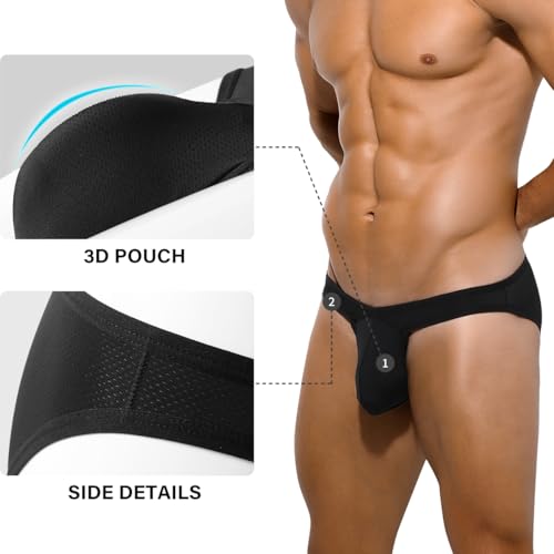 Arjen Kroos Men's Sexy Underwear Bulge Enhance Pouch Briefs3