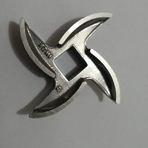 No.12. PARTI GRINDE DI MARNELLO PARTI QUALITÀ Acciaio inossidabile Acciaio round Cross Blade Quadrato Foro centrale 12x12mm