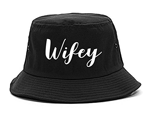 Kings Of NY Wifey Script Bucket Hat Black