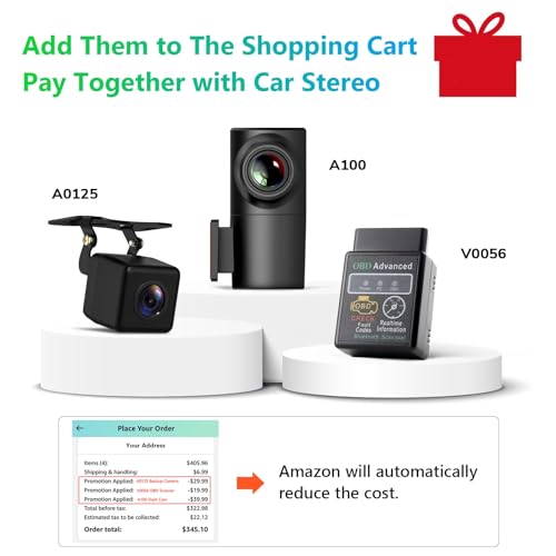 Eonon Android 13 CarPlay Car Radio Compatible with BMW 3 Series E90 E91 E92 E93 (2005-2011), Android Auto 9\'\' Touchscreen Car Stereo, Bluetooth, AM/FM, SWC, 2G+32G-E90A13