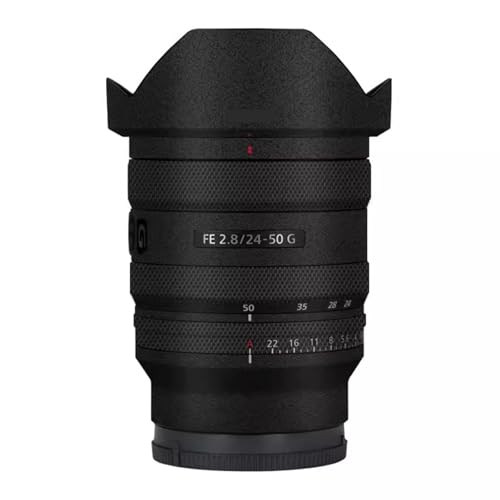 Skin pour objectif Sony FE 24-50 mm F2.8 G film de protection anti-rayures noir givré