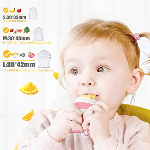 image for SHARE&CARE Baby Teething Toys and Natural Organic Food Feeder Pacifier