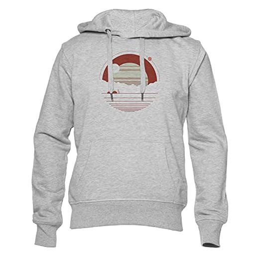 Ensamhet Luvtröja Unisex Herr Kvinnor Långärmad Grå Tröja Hoodie Men Women Grey L
