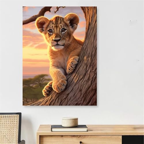 Peinture par numéro adulte lion : apprenez à peindre facilement sans stress