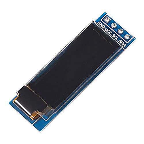 5PCS I2C Display Module 0.91 Inch I2C SSD1306 Oled Display Module I2C Oled Screen Driver Dc 3.3V~5V (Blue) - 4