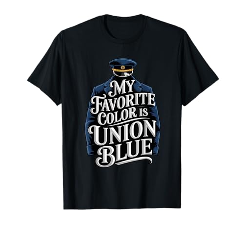 Union Blue Civil War Reenactment for Authentic Uniform Fans T-Shirt