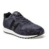 Sohle Mit Markenlogo Hogan Herren Logo Sneaker Joggingschuhe Sneaker Blau 42 EU