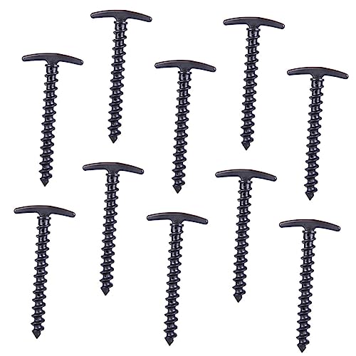 TOYANDONA 10pezzi Picchetti Per Tende in Nylon Di Chiodi Di Fissaggio Terra Picchetti Da Giardino Resistenti Per Tende Tettoie Verande Adatti Per Campeggio Escursionismo Pesca