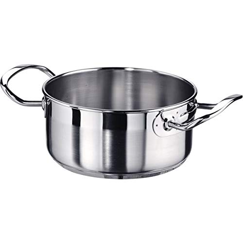 Pinti 1929 Cacerola alta con 2 asas, profesional, 20 cm