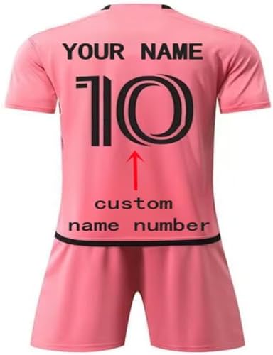 Men Kids Customizable MIA Soccer Custom 24/25 Jersey Suit Personalize Name Number Shirt Shorts give Gifts to Fans Uniform