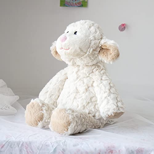 Plush Toys For Kids Cartoon Velvet Animal Stuffed Toys Festival Birthday Gifts For Girls Boys (White - Sheep - 38Cm) #TOP4