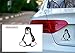 blattwerk-design KFZ Aufkleber - Linux Tux - Pinguin - Open Source Maskottchen- Autoaufkleber (140 mm x 100 mm, Schwarz)