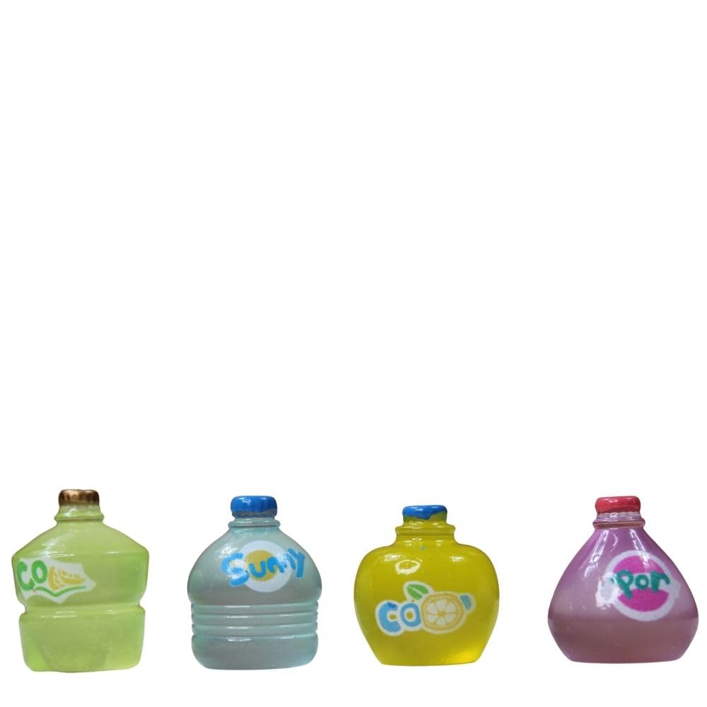 Wonderland Imported Miniatures (Pack of 4) Glow Bottels |Miniature Figurine| Shelf Dcor | Resin Home dcor | Gift Items-image-12