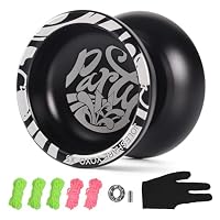 BuyWeek Yoyo Aluminium Professionnel – Roulement Précision + Sac De Rangement – Cadeau Adulte (Bleu)