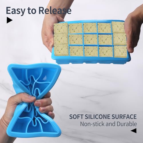 Moldes de silicona para congelar alimentos 6 piezas miniatura 5