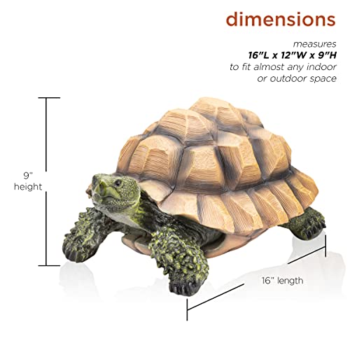 Alpine Turtle Statue, 9 Inch Tall #TOP2