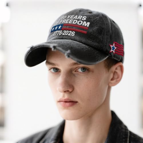 Image of 4th of July 250th Anniversary Dad Hats - Just Here for the Fireworks, Fireworks Director - Patriotic Baseball Cap