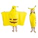 Pokemon Pikachu Yellow Hooded Terry Bath Towel Wrap