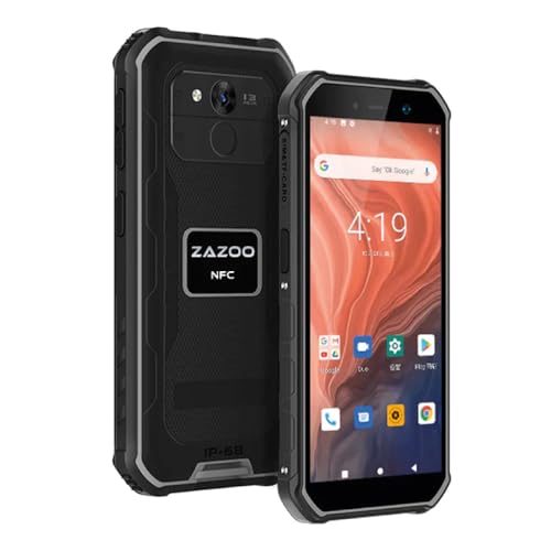 PDA Android 13 - ZAZOO PDA - Cámara 16MP Lectura Códigos Barras y QR - Pantalla HD+ 5.5” - Conectividad NFC, Bluetooth 5.0, OTG, WiFi 5 y 4G - 4GB RAM + 64GB - PDA Hostelería, Retail y Logística