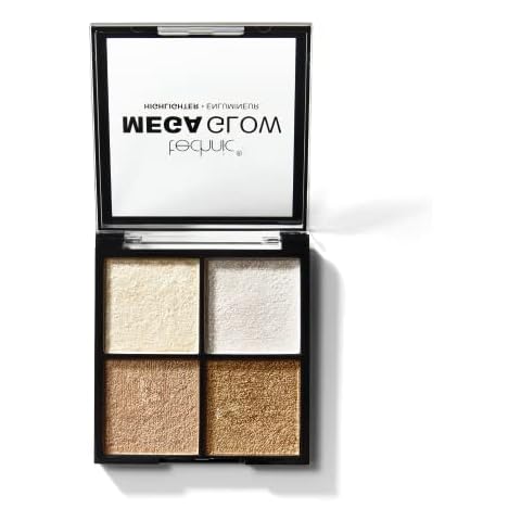 Technic Mega Glow Highlighter Palette with 4 Shades Cover