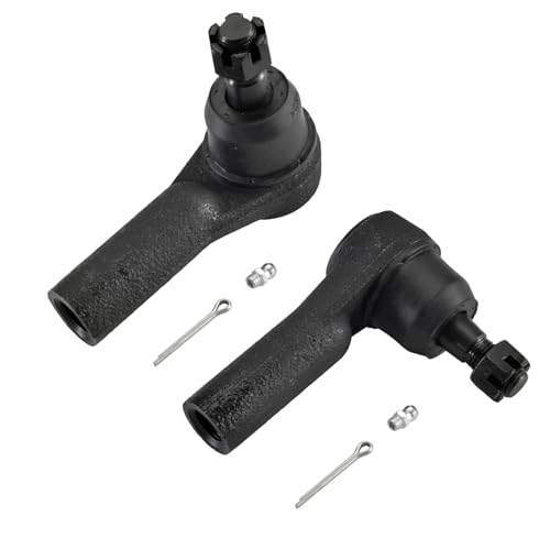 ASTARPRO - 2 Front Outer Tie Rods for 2006-2012 Dodge Ram 1500, 2007 2008 2009 2010 2011 Outer Tie Rod Ends Replacement 5-Lug