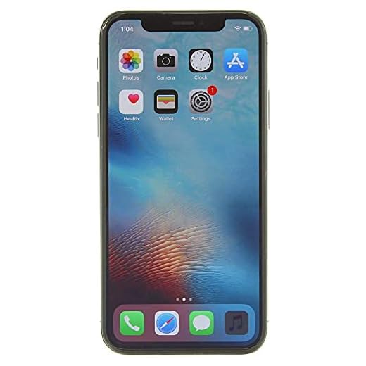Apple iPhone X, US Version, 256GB, Space Gray - Unlocked (Renewed)