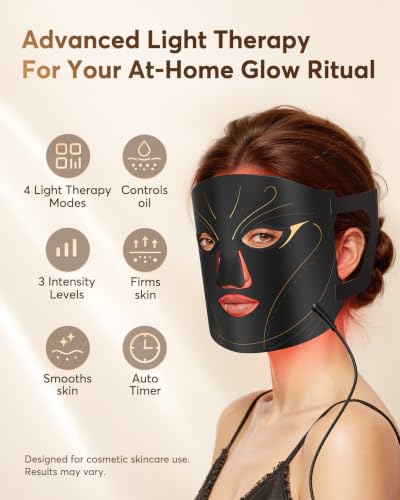 XSSNVV Red Light Therapy Mask for Face 850nm NIR and Blue LED - image 2