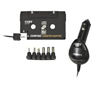 Coby CA-706 CD/MD/MP3 Car Kit Adapter (Discontinued by Manufacturer)