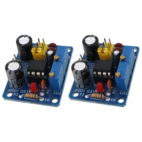 OTOTEC 2 Stück NE555 Pulsfrequenzgenerator-PCB-Modul für Elektronikprojekte Und Reparaturen