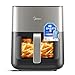 Produktbild MIDEA Digital Luftfritteuse, 6.5L Airfryer LED Touch Screen Heißluftfritteusen XL, einstellbare Heizung Wind &Timer Temperatur, weniger Öl, 2000W, Schwarz
