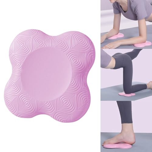 UJEAVETTEYoga Knee Pad Nonslip Kneeling Support Exercise for Floor Fitness Purple