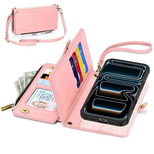 TUCCH iphone 17 Pro Max Ή P[X 蒠^ 2 in 1  6.9C` V_[ Xgbvt O e RFIDubLO 10J[h[ t@Xi[ | ΂ߊ| X^h@\ PU Ռz