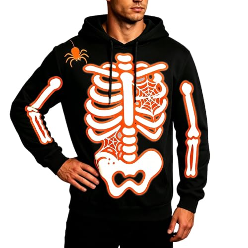 Sudadera de esqueleto cómoda y suave que soluciona tu abrigo de invierno 3